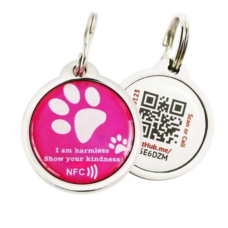 Epoxy Dog Pet NFC ID Tag4
